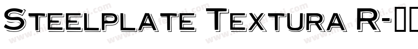 Steelplate Textura R字体转换